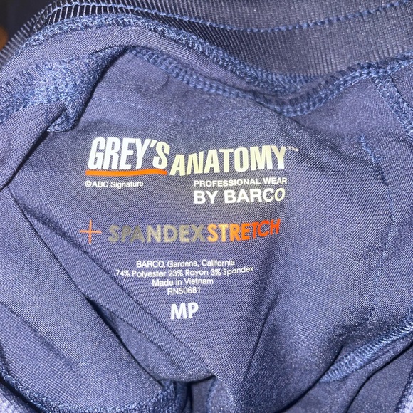 NWT/ Grey's Anatomy™ Barco Eden Women's 5-Pocket Cargo Jogger Scrub Pants - Picture 4 of 9